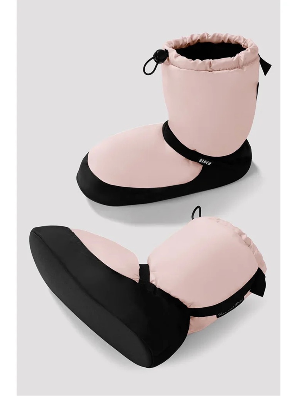 Bloch Kids Light Pink warm up booties